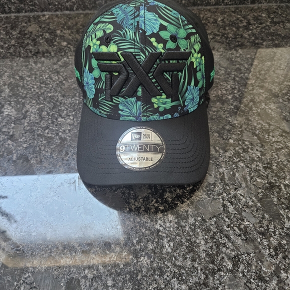 PXG Black and Green Floral Cap - Picture 1 of 4